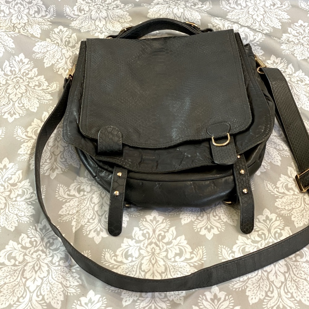 Cc sky leather crossbody purse
